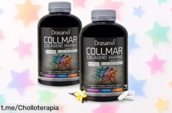 Pack de 2 colágeno marino hidrolizado Drasanvi con magnesio y ácido hialurónico: mejor precio, cuida tus articulaciones y ¡luce una piel radiante! No te quedes sin el tuyo.