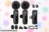 Pack de 2 micrófonos lavalier inalámbricos WARM BOX a precio rebajado; graba tus vídeos con sonido impecable y sorprende a todos, ¡aprovecha este chollazo ya!
