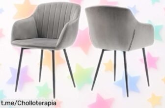 Pack de 2 sillas Goeurvant tapizadas en terciopelo, ¡rebajas impresionantes que harán brillar tu salón! No dejes pasar esta oportunidad para darle un toque único a tu hogar.