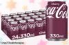Pack de 24 latas de refresco cola Cherry de CocaCola, ¡solo hoy con un precio rebajado que te hará sonreír! No te quedes sin este chollo deliciosamente burbujeante.