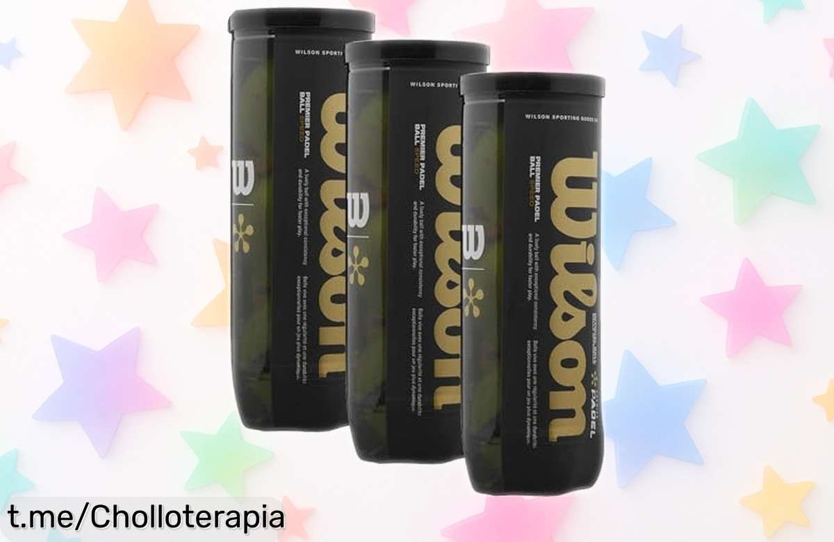 Pack de 3 botes de pelotas de pádel Wilson Premier Padel Speed, ¡chollazo para tus partidos! No te quedes sin ellas y jugando como nunca antes.