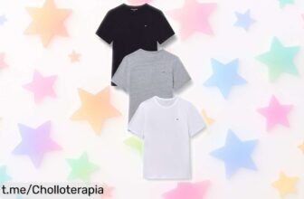 Pack de 3 camisetas básicas Tommy Hilfiger, precio rebajado y estilo effortless para tu día a día. Aprovecha este chollazo y renueva tu armario ¡no te quedes sin ellas!