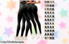 Pack de 3 leggings deportivos con efecto anticelulítico 3D a precio loco, entrenar y realzar tu figura nunca fue tan fácil: ¡no te quedes sin el tuyo ahora!