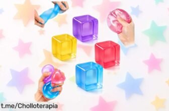 Pack de 4 cubos antiestrés HUQINXIN Glittere con purpurina, ahora a un precio rebajado que te hará sonreír: relájate y disfruta sin preocupaciones, ¡no esperes más para hacerte con ellos!
