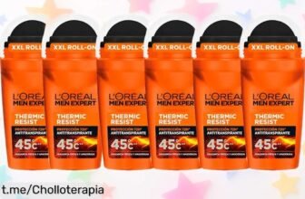 Pack de 6 desodorantes L'Oréal Paris Men Expert Thermic Resist a precio loco, aguanta el sudor y deja una fragancia fresca; llévate este chollazo y siéntete fresco todo el día.