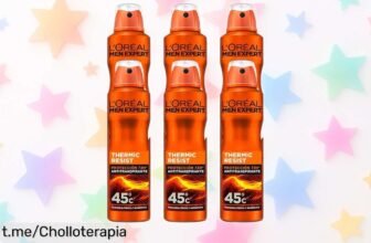 Pack de 6 desodorantes L'Oréal Paris Men Expert con protección de hasta 72 h a precio loco, ¡aprovecha este descuentazo antes que se acabe!