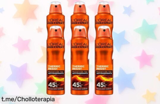 Pack de 6 desodorantes L'Oréal Paris Men Expert con protección de hasta 72 h a precio loco, ¡aprovecha este descuentazo antes que se acabe!