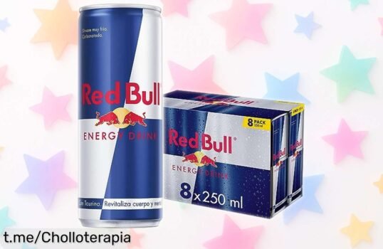 Pack de 8 latas de Red Bull para un chute de energía instantáneo; aplícalo y llévatelo a precio loco, ¡energízate ahora mismo antes que se acaben!