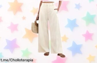 Pantalón ancho de cintura alta Fashora a precio de ganga: ¡siente la elegancia y fluidez en cada paso! No te pierdas esta oferta, vuela antes que se agote.