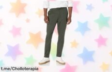 Pantalón chino ajustado de Amazon Essentials a precio loco: renueva tu armario con estilo y sin preocuparte por arrugas. ¡No dejes pasar esta oportunidad única!