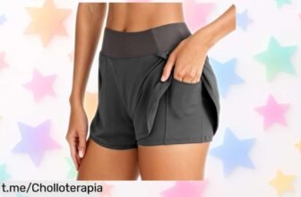 Pantalón corto deportivo 2 en 1 Neteson, ¡rebajado a un precio loco! Con tejido transpirable y bolsillos prácticos para que te muevas con libertad. No dejes pasar esta oportunidad única.