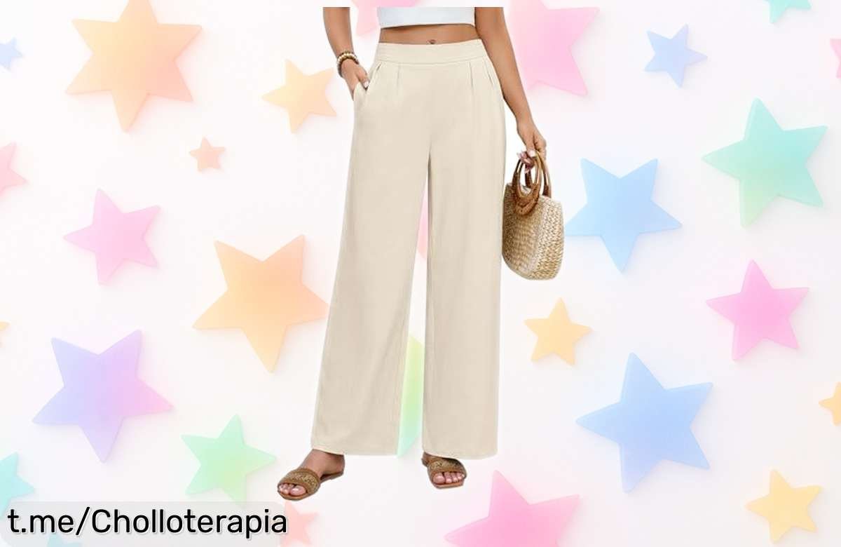 Pantalones amplios y cómodos de PASUDA, ideales para lucir a lo grande con su precio rebajado; ¡No te los pierdas y destaca cada día!