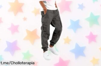 Pantalones cargo de trabajo para hombre Genérico L a precio loco, con cintura elástica y múltiples bolsillos. ¡No dejes escapar este super chollo que te hará sentir imparable!
