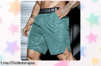 Pantalones cortos deportivos para hombre, ligeros y elásticos a precio de escándalo: ¡Renueva tu armario con este super chollo antes de que se agoten!