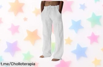 Pantalones de lino y algodón Litthing a precio loco: look fresco y arreglado que no querrás perderte, ¡aprovecha este súper chollo antes de que se agoten!