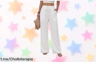 Pantalones fluidos Heekpek con cintura elástica y 4 bolsillos: ¡ofertón total para que le des un giro a tu estilo, corre antes de quedarte sin ellos!