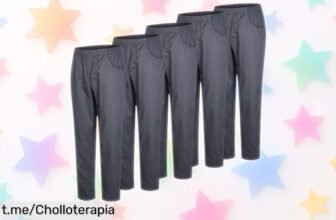 Pantalones unisex para sanitarios MISEMIYA 58312: super chollo de 5 unidades que renueva tu uniforme y se lava fácil, ¡aprovéchalo ahora antes de que vuelvan a subir!