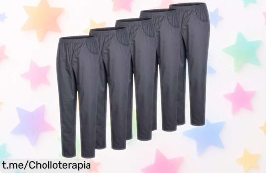 Pantalones unisex para sanitarios MISEMIYA 58312: super chollo de 5 unidades que renueva tu uniforme y se lava fácil, ¡aprovéchalo ahora antes de que vuelvan a subir!