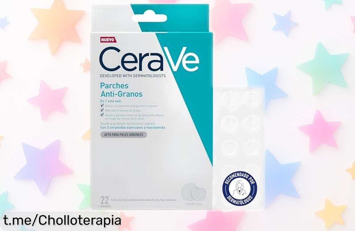 Parches antigranos CeraVe: el super chollo que calma tu piel y elimina marcas de acné, ¡no te quedes sin ellos cuando más los necesitas!