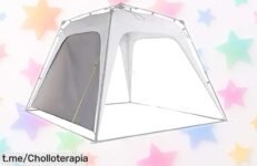Pared lateral para pabellón Lumaland Outdoor, chollazo que te protege del sol y la lluvia en 2 minutos; aprovecha tu espacio exterior sin importar el tiempo, ¡no dejes pasar esta oportunidad!