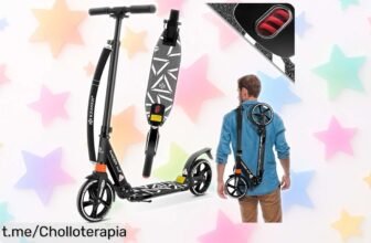 Patinete urbano plegable KESSER Cityroller PROS con freno metálico y suspensión a un precio de locura, ¡aprovéchalo antes de que se acabe la oferta!