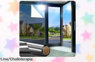 Película de privacidad con efecto espejo unidireccional, bloquea UV y reduce calor del sol: ¡super chollo para mantener tu intimidad sin perder luz natural!