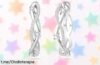 Pendientes de aro de plata CYCUFF: diseño moderno y circonitas brillantes, ideal para cualquier look. ¡Aprovecha este precio loco y regálate estilo antes que se agoten!
