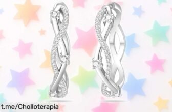 Pendientes de aro de plata CYCUFF: diseño moderno y circonitas brillantes, ideal para cualquier look. ¡Aprovecha este precio loco y regálate estilo antes que se agoten!