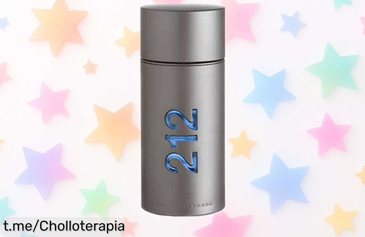Perfume masculino Carolina Herrera 212 MEN de 100 ml a precio de ganga, ¡deslumbra con su aroma moderno y haz que cada momento cuente!