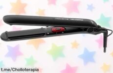 Plancha de pelo Rowenta Easyliss SF161L x Karl Lagerfeld: peinados rápidos y brillantes, ¡aprovéchala a precio loco antes de que se agote!