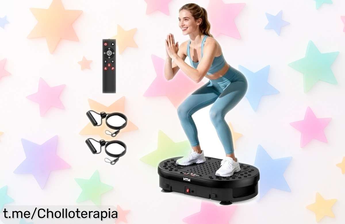 Plataforma vibratoria HTM con mando a distancia y 120 niveles: ¡super chollo para activar tu cuerpo en solo 10 minutos! No dejes pasar esta oportunidad única, empieza hoy mismo.
