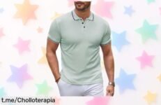 Polo de hombre de algodón transpirable Polo Hombre a precio loco, ideal para cualquier ocasión y resistir lavados: renueva tu armario con este chollazo que no podrás dejar pasar.