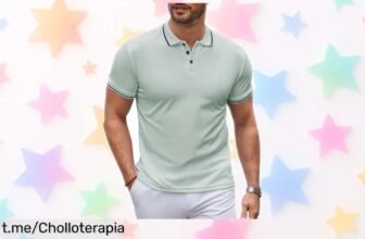 Polo de hombre de algodón transpirable Polo Hombre a precio loco, ideal para cualquier ocasión y resistir lavados: renueva tu armario con este chollazo que no podrás dejar pasar.