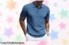 Polo de manga corta COOFANDY a precio muy bajo, elegancia y comodidad para cualquier ocasión: no te lo pierdas, ¡es tu oportunidad de brillar!