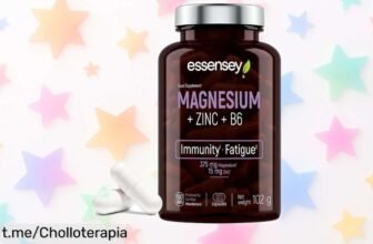 Potente complemento de magnesio, zinc y vitamina B6 para energía y bienestar: ¡rebajado a un precio loco, no te lo pierdas!