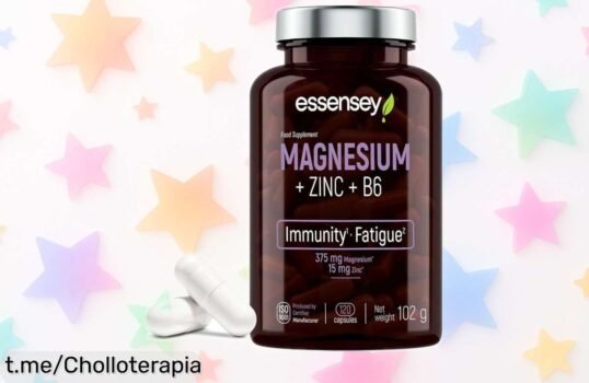 Potente complemento de magnesio, zinc y vitamina B6 para energía y bienestar: ¡rebajado a un precio loco, no te lo pierdas!