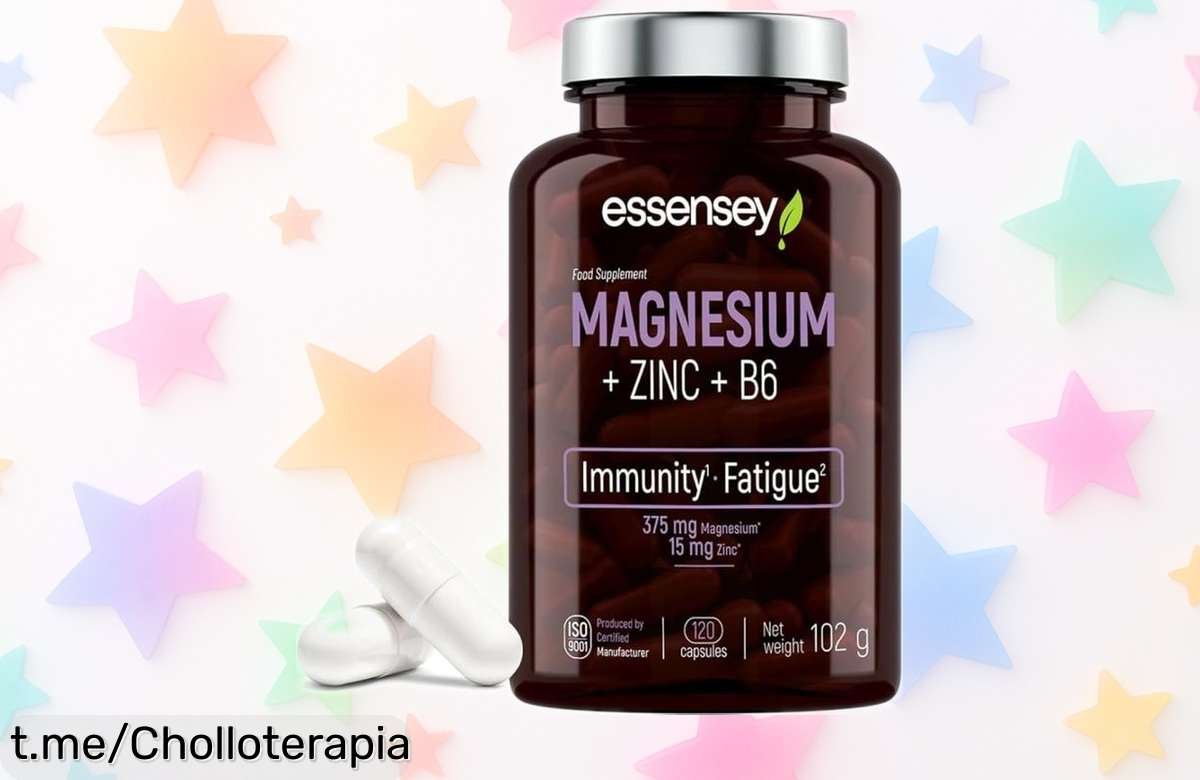 Potente complemento de magnesio, zinc y vitamina B6 para energía y bienestar: ¡rebajado a un precio loco, no te lo pierdas!