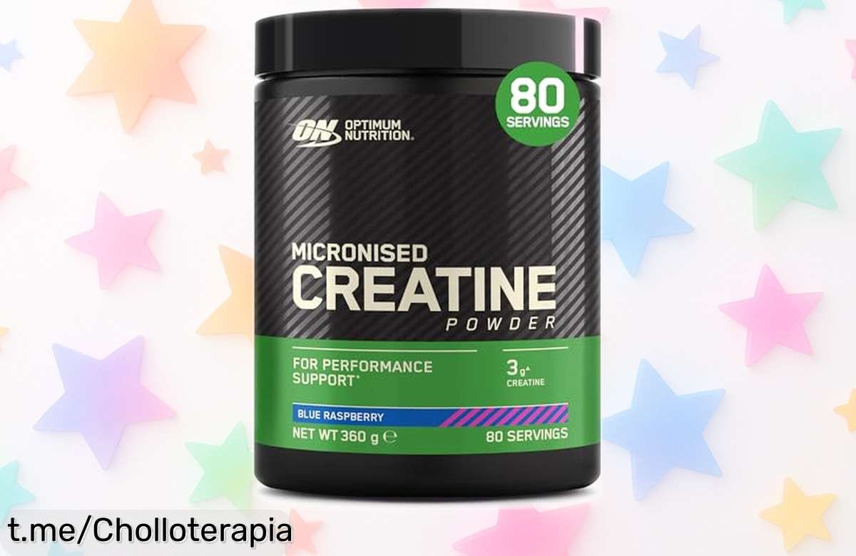 Potente creatina monohidrato Optimum Nutrition en polvo, ¡nunca antes un ofertón así! Dale fuerza a tus entrenamientos y siente el cambio; aprovecha esta oportunidad única.
