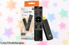 Potente llave TV Android 14 con Bluetooth, 8 GB RAM y 128 GB para disfrutar de pelis en 8K; oferta explosiva que no puedes dejar pasar. ¡Convierte tu entretenimiento en algo mágico!