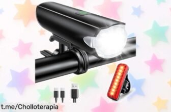 Potente luz delantera CIRYCASE de 1200 lúmenes, resistencia al agua y golpes: ilumina tu camino con un precio chollo que no puedes dejar escapar y pasea a gusto bajo las estrellas.
