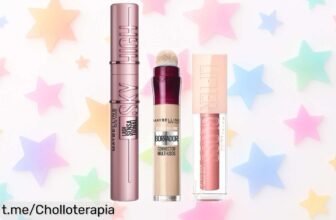 Potente pack de maquillaje Maybelline con borrador corrector y gloss brilloso a precio loco, ¡haz que tu mirada brille hoy mismo!