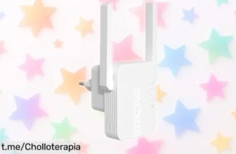 Potente repetidor WiFi N300 STRONG para disfrutar de una conexión rápida en cada rincón de tu hogar, ¡no te quedes sin la señal que mereces!