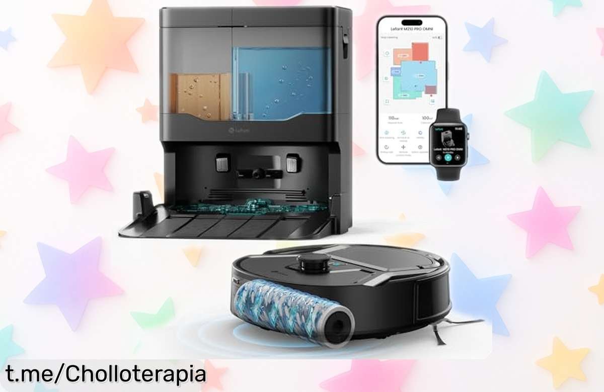 Potente robot aspirador y fregasuelos Lefant M210 Pro Omni, ¡rebajado a un precio irresistible! Deshazte de la suciedad mientras disfrutas de tu tiempo libre, no te lo pierdas.