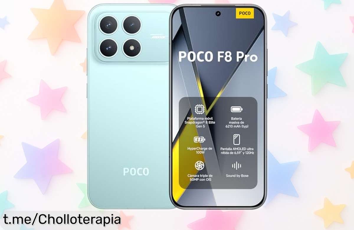 Potente smartphone Xiaomi POCO F8 Pro con 12+512GB a precio rebajado, batería gigante para que nunca te quedes sin carga y cámara increíble: ¡no dejes pasar esta oportunidad!