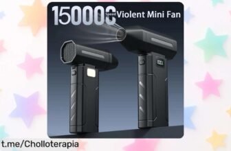 Potente soplador de aire portátil Turbo Jet X8 a precio loco, ideal para limpiar todo sin esfuerzo. ¡Consíguelo ya y haz que cada rincón brille!