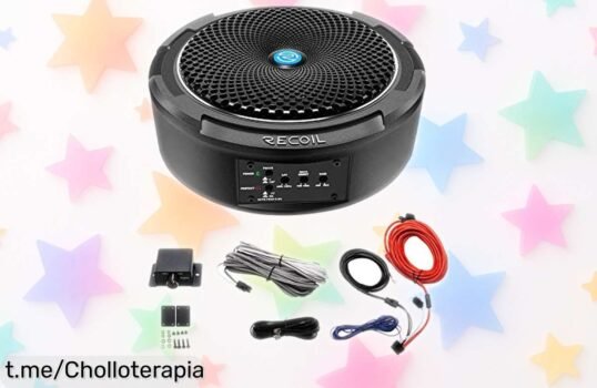 Potente subwoofer amplificado Recoil SL1708, ¡rebajado para que sientas los graves como nunca! Dale ritmo a tu coche y disfruta de esta oferta única antes de que se acabe.