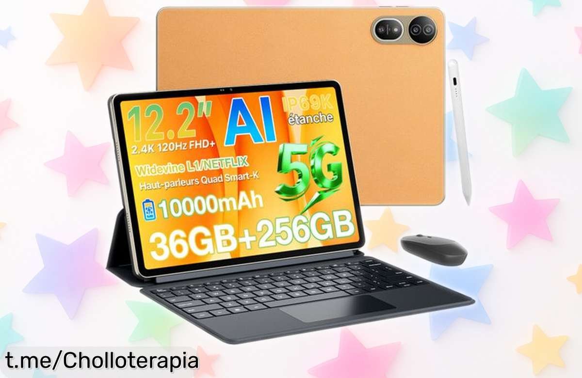 Potente tablet Blackview Mega 12 5G con pantalla de 12,2” y súper batería: precio loco para disfrutar de tus series y juegos sin parar. ¡Aprovecha este ofertón antes que se acabe!