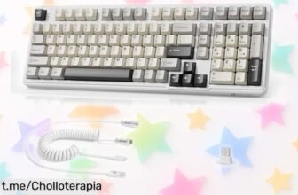 Potente teclado mecánico MAMBASNAKE x Attack Shark X98 con RGB y conexión triple: personalízalo a tu gusto, ¡no dejes escapar este super chollo que lo tienes a un precio insuperable!