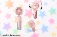 Potente ventilador portátil 3 en 1 con nebulizador: ¡aprovéchalo ya antes de que se agote! Refresca tus días y disfruta del verano sin pausa.