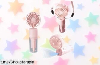 Potente ventilador portátil 3 en 1 con nebulizador: ¡aprovéchalo ya antes de que se agote! Refresca tus días y disfruta del verano sin pausa.